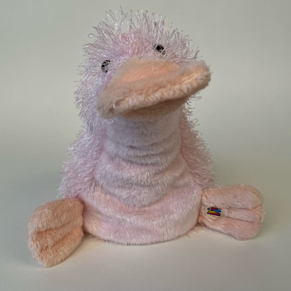 4 Ganz plush animals. Lion, dog, elephant and a pink googles (platypus) - Picture 11 of 16